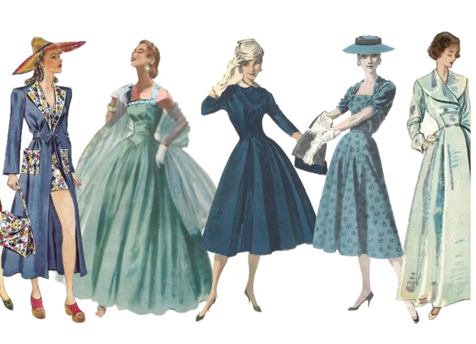 Vintage Fashion Style, Retro Fashion or Vintage Inspired Fashion - the  clothing of the yesteryears - SewGuide