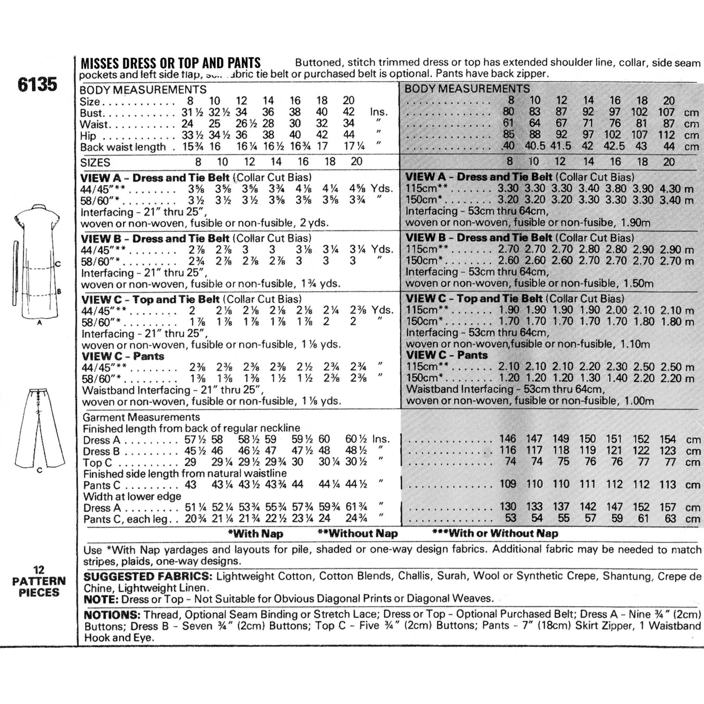 PDF - 1960s Flared Dress - Multi-sized - Download