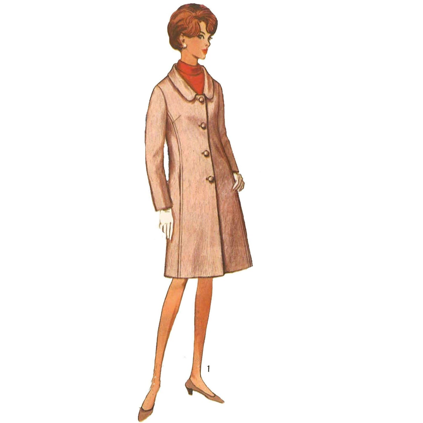 Woman wearing a coat