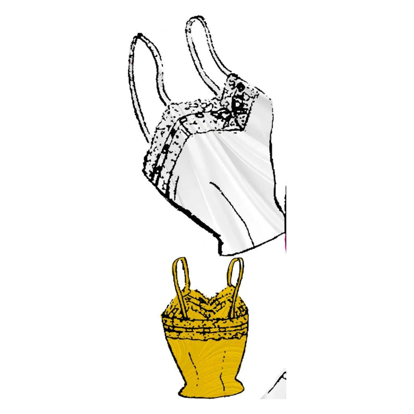Mid-Century Camisole & Petticoats sewing pattern