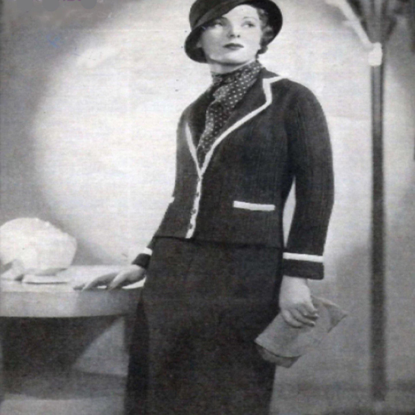 PDF - 1930's Knitting Pattern: Very Stylish Tailored Suit - Bust 36”-38” (91.4cm-96.5cm) - Instantly Print at Home