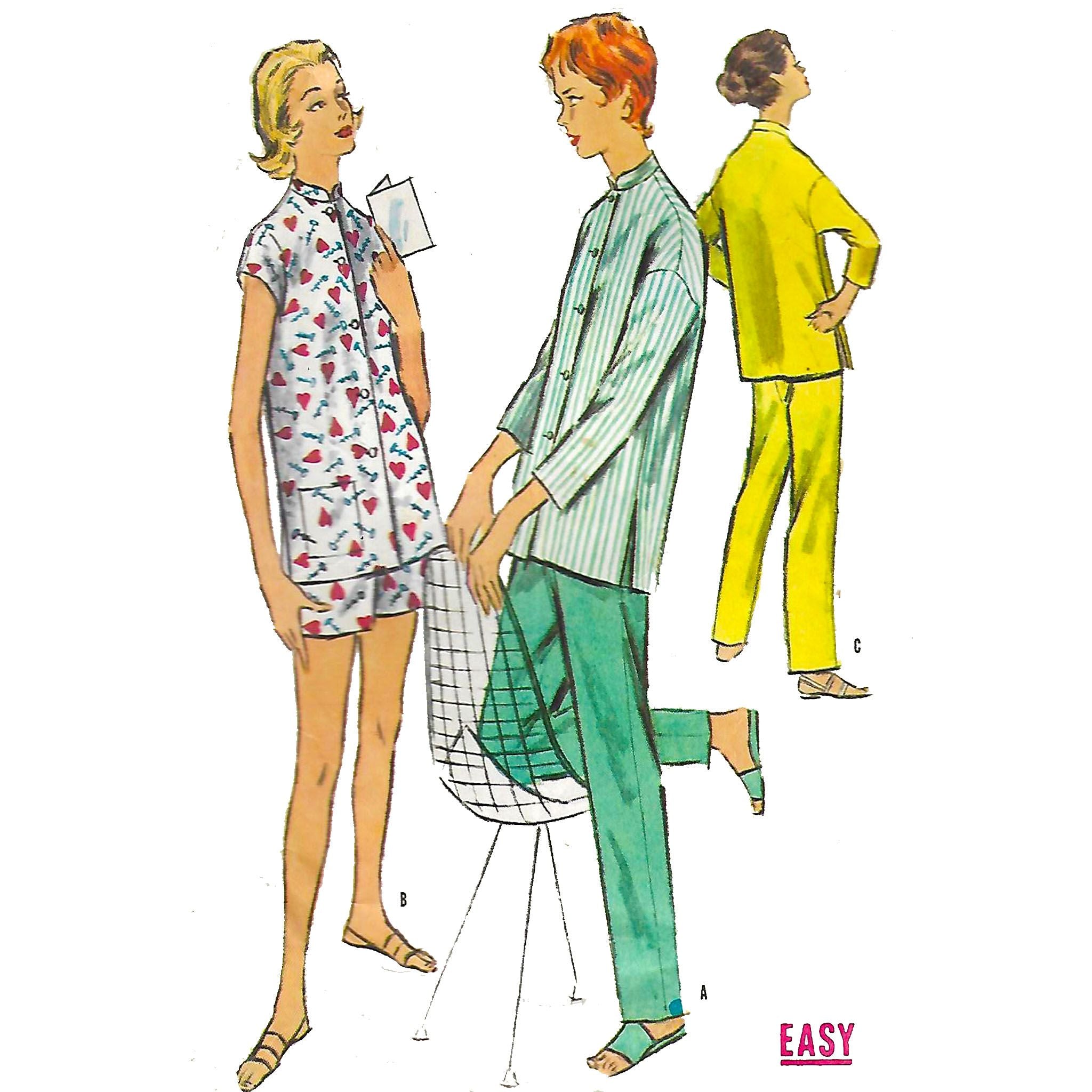 PDF 1950's Mens Pants Slacks Trousers Shorts Waist 36 91.4 Cm Instantly  Print at Home 