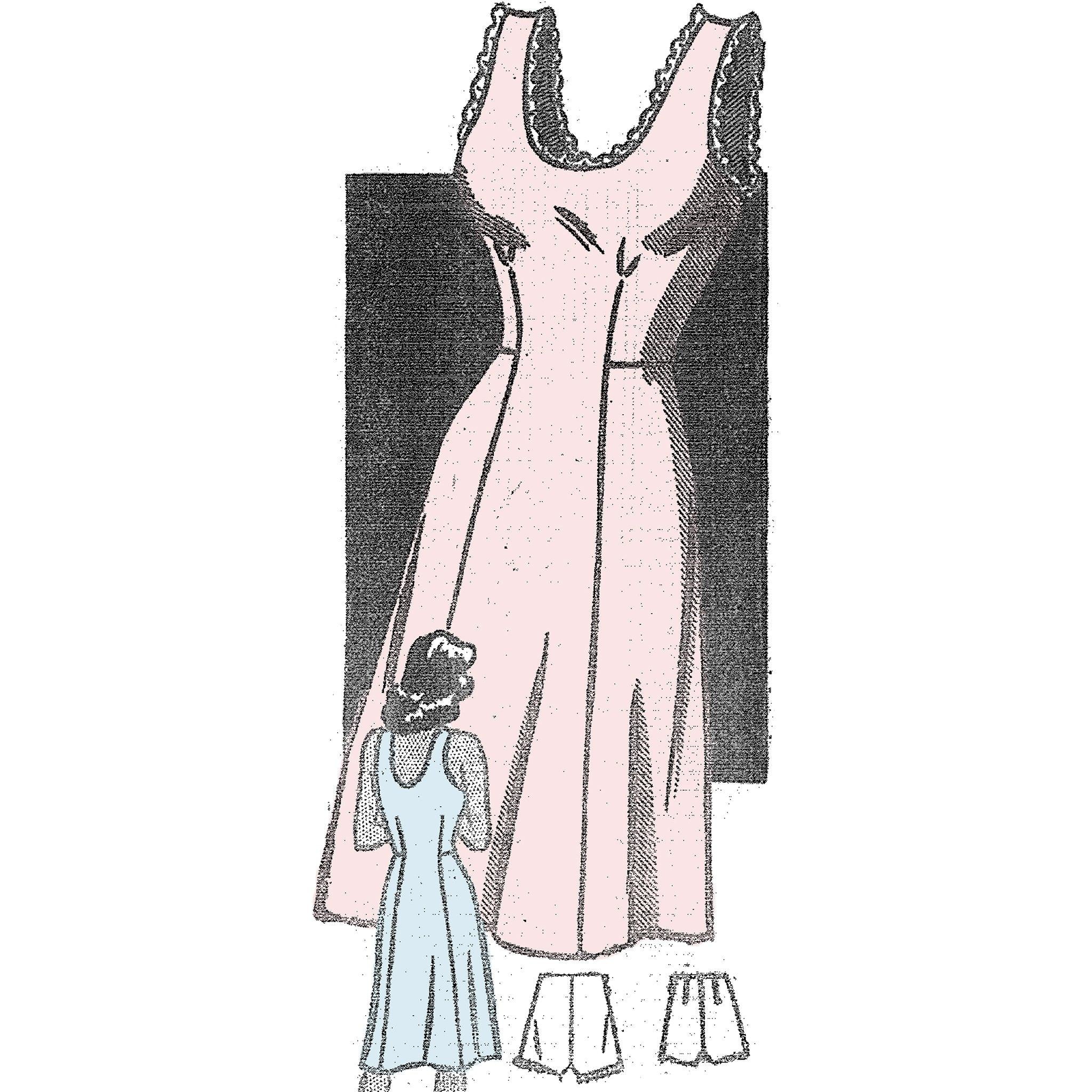 PDF - 1940s Pattern, Slip, Bra & Knickers - Bust 34 (86.36cm