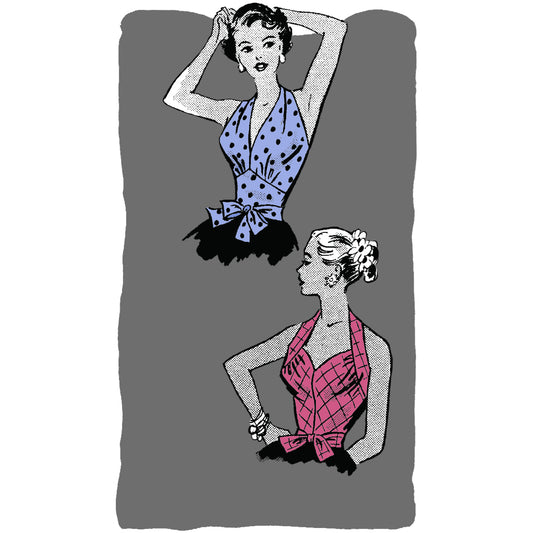PDF-Vintage 50s Patter –Sarong Dress, beachwear- Bust 36”-Download – Vintage  Sewing Pattern Company