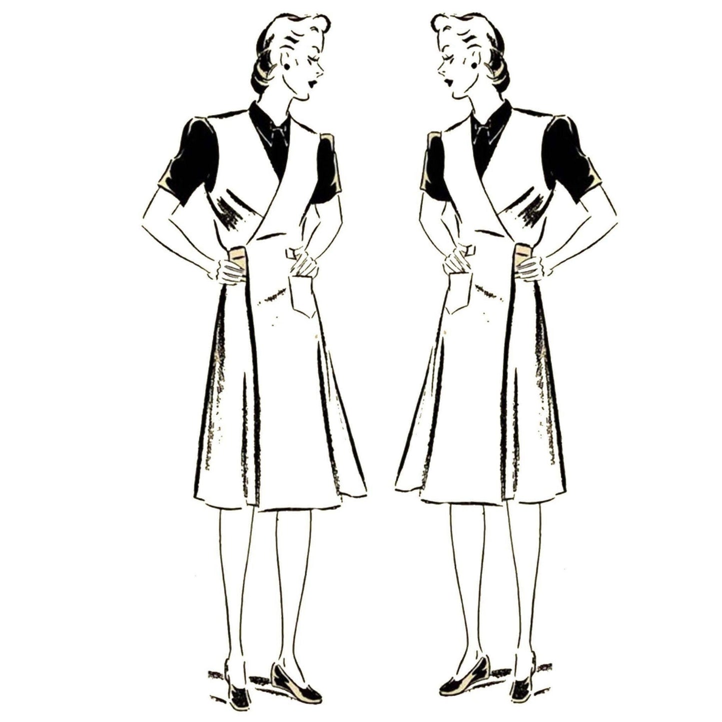Women wearing overalls