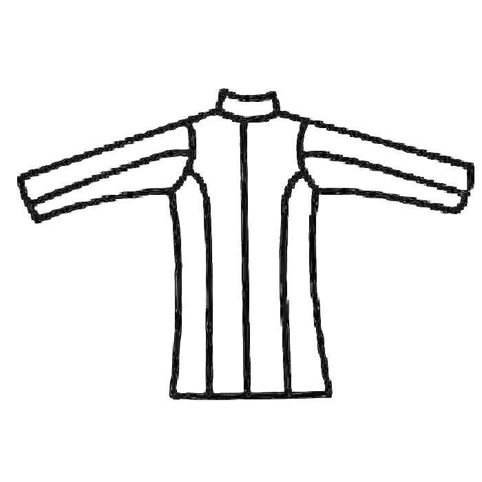 Line drawing of a jacket