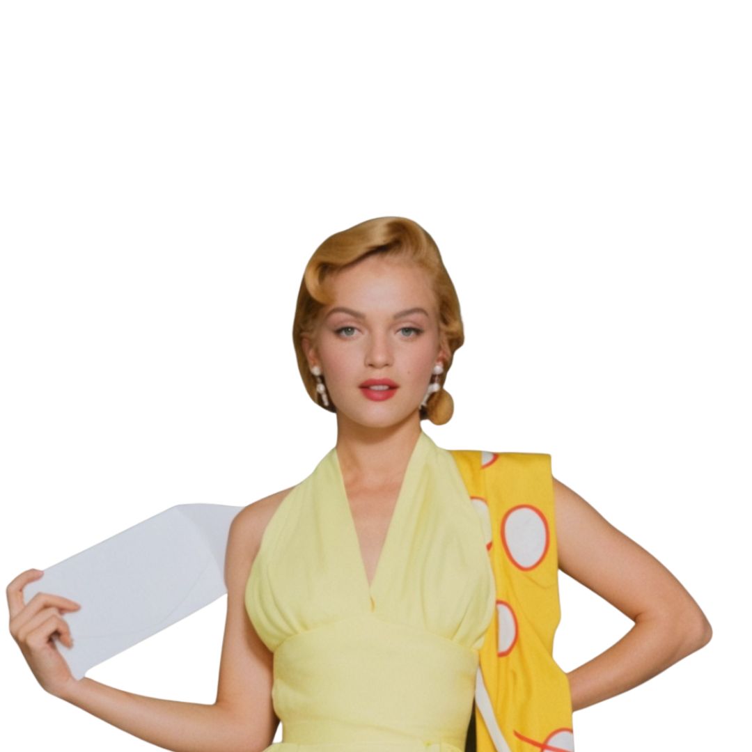 PDF - Vintage 1950s Pattern –'Subway' Halter-Neck Blouse -  Bust 34” (86.4cm) - Instantly  Print at Home