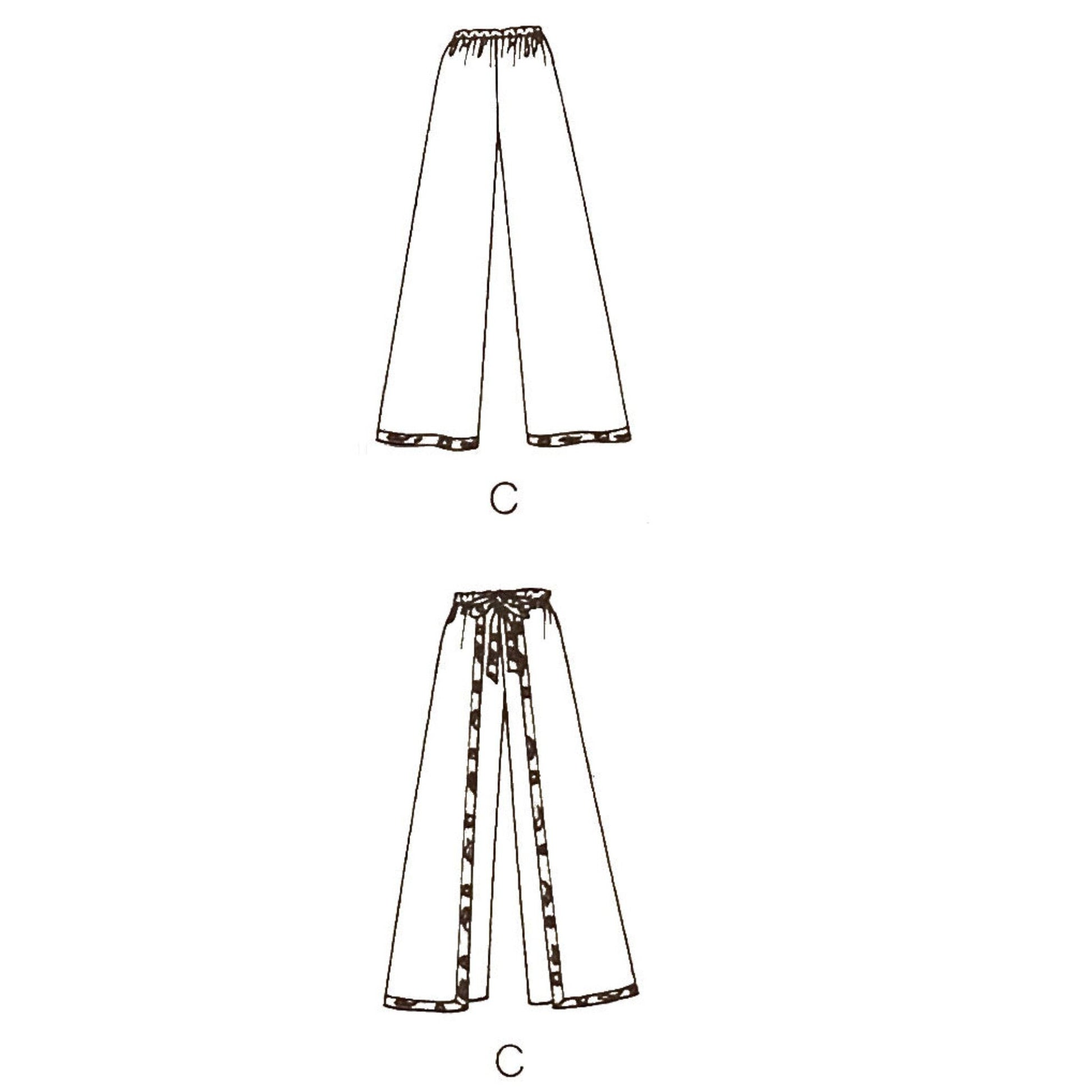 LInew drawing of pants