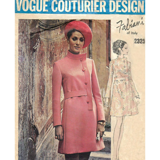 PDF - 1970s Sewing Pattern, Couturier A-line Design Dress, Bust 34"(86cm) - Download
