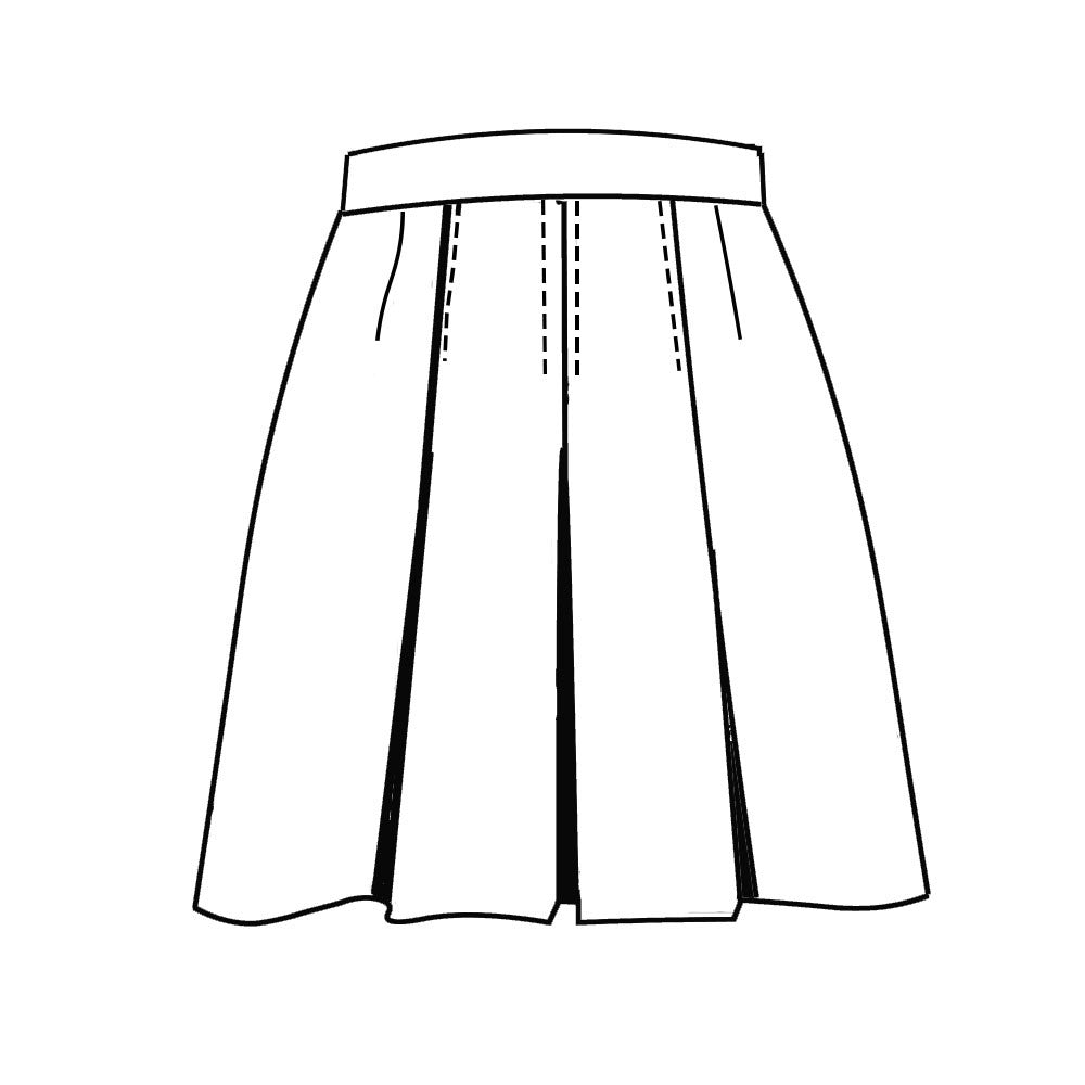 Line drawing of shorts.