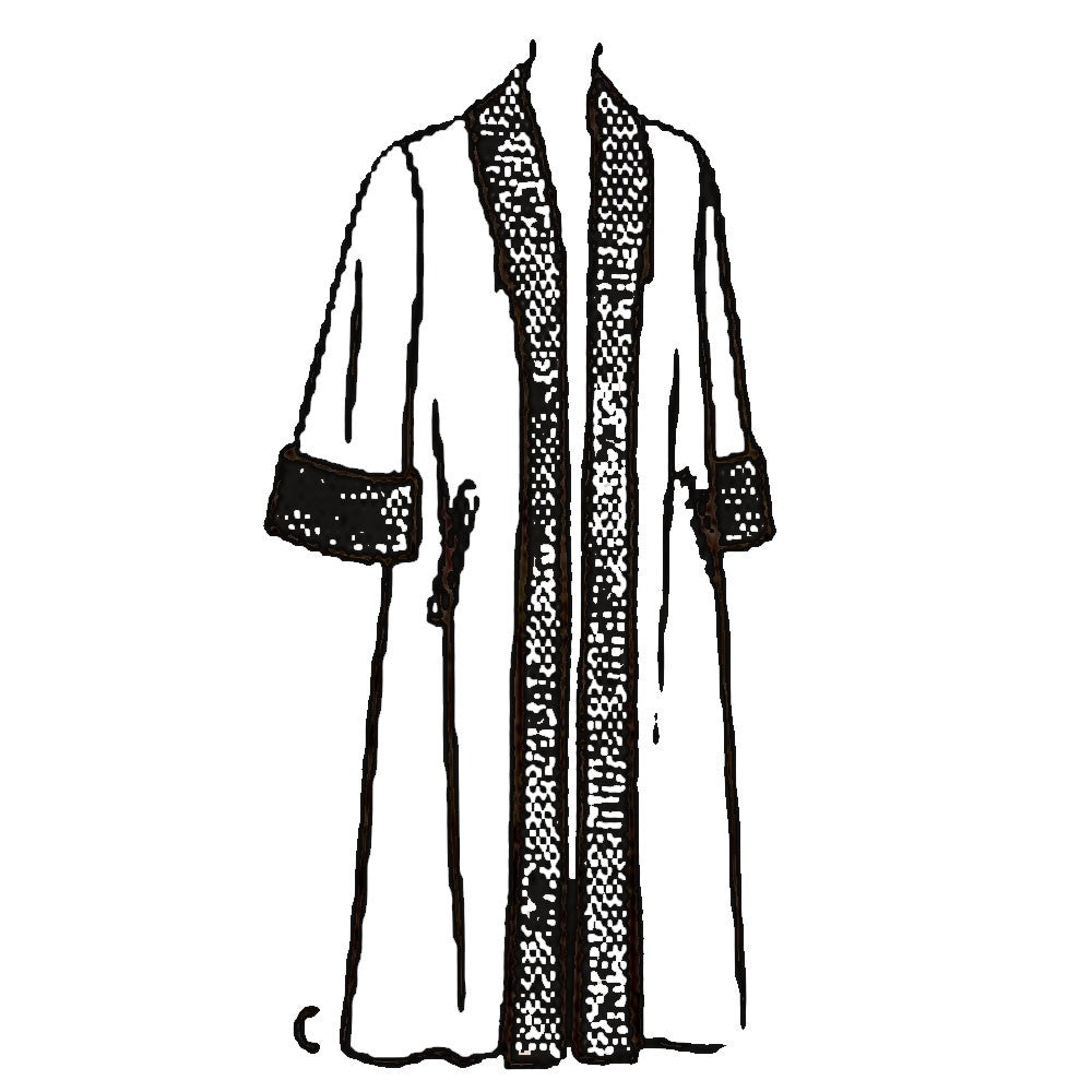 Line drawing of coat