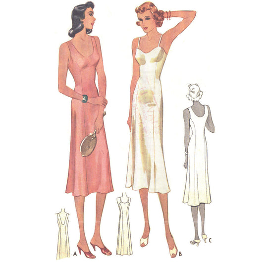 Vintage Sewing Pattern Lingerie 1930s Bra Panties #2034 Multi-Size