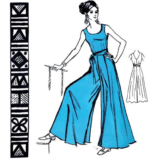 Vintage Sewing Patterns PDF - Jumpsuits, Culottes, Dungarees, Slacks & –  Vintage Sewing Pattern Company