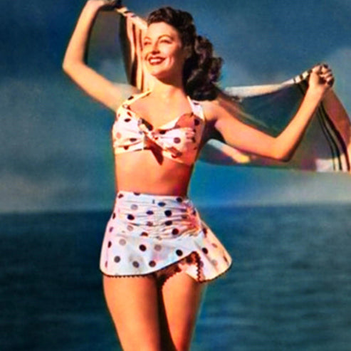 Women's Bathing Suit, Sarong, Beach Coat, Halter Neck, Bra, Vintage