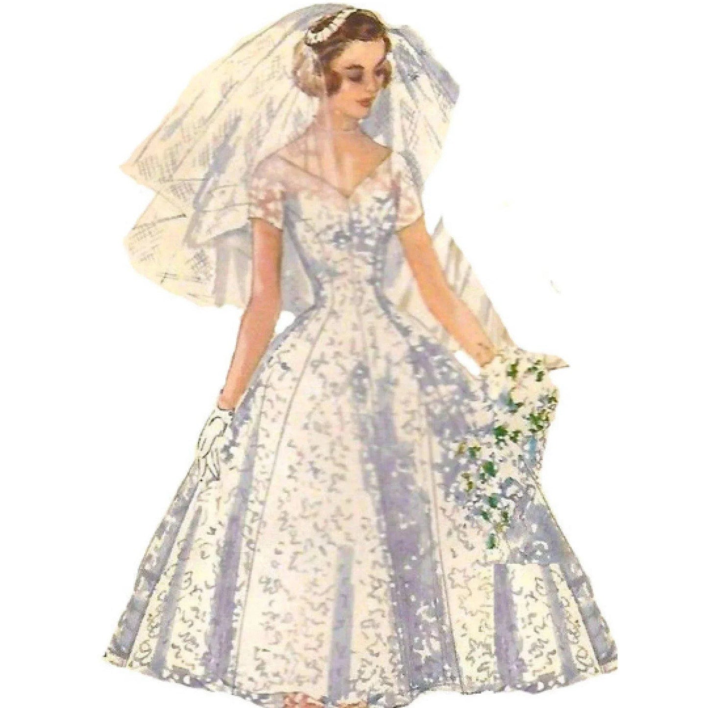 princess grace wedding dress pattern 1950s Pattern, Grace Kelly Style, Bridal Gown, Wedding Dress, Bridesma Vintage Sewing Pattern Company