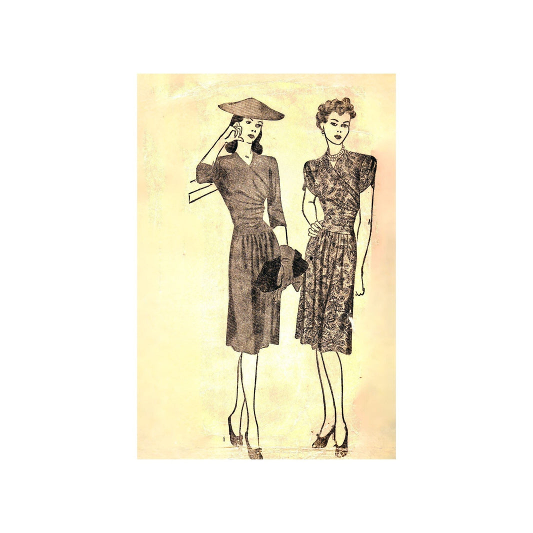Vintage 1940s Dress Patterns Vintage Sewing Pattern Company