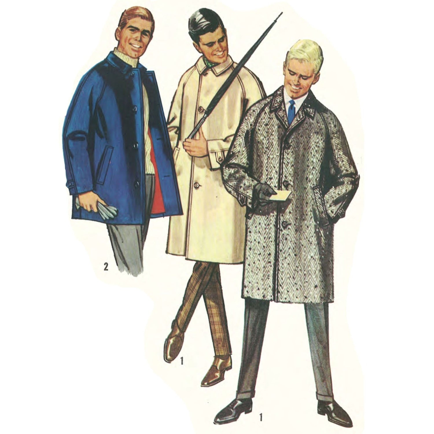 Men wearing coats