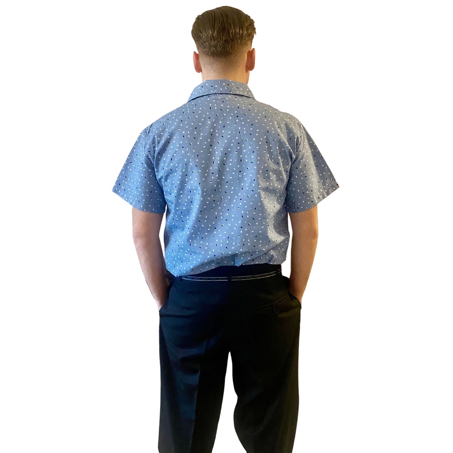 PDF - 1950-talsmönster, Män Rockabilly Sportskjortor - Bröst 38” (97cm) - Skriv ut hemma direkt