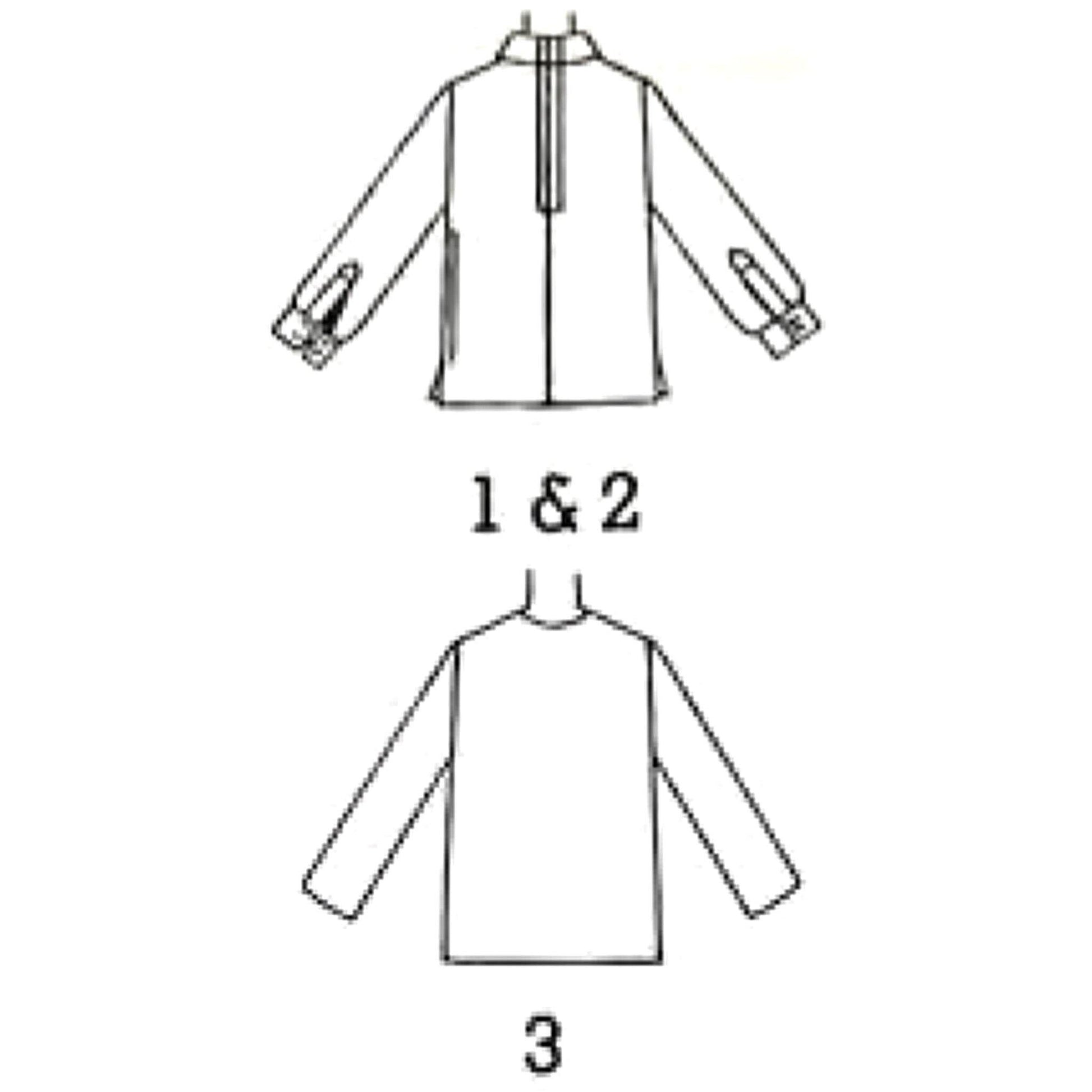 Line drawing of jackets