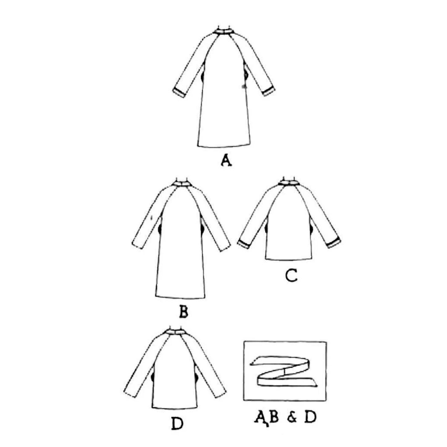 Mönster från 1960-talet, rökjacka för Män och morgonrock - Bröst 38"-40" (97cm-102cm)
