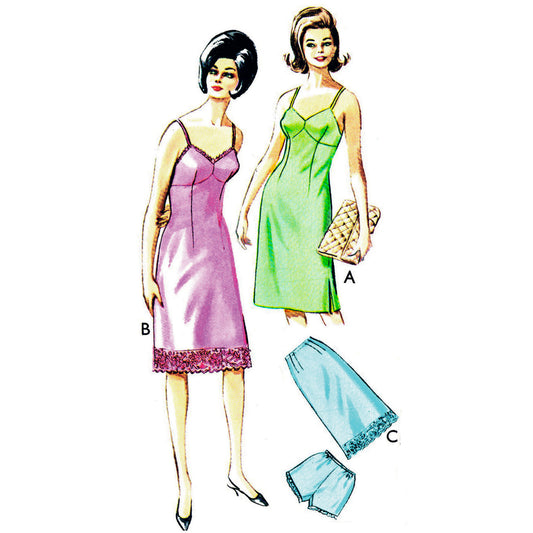 Vintage Sewing Patterns PDF - Lingerie & Nightwear Patterns – tagged  CHEST40INCHES – Vintage Sewing Pattern Company