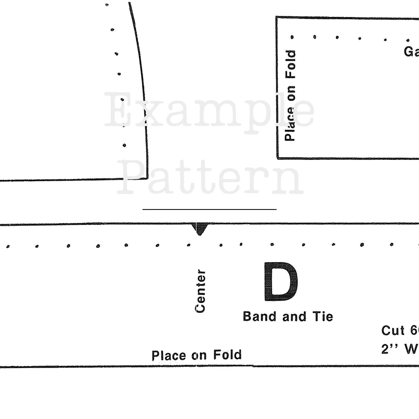 Patroon uit de jaren 70, Ozark-motorkap, schort, pegbag - hoofd N.v.t
