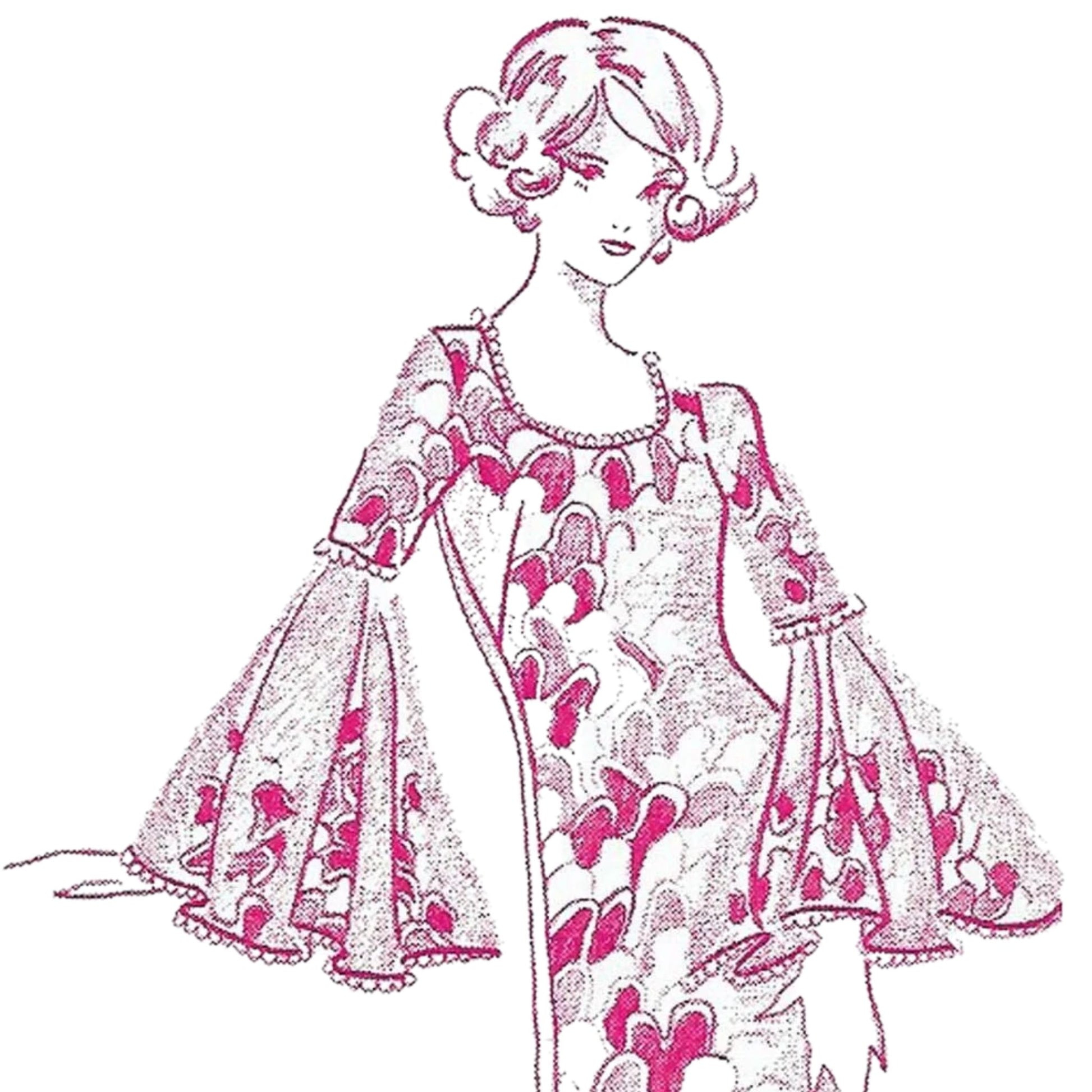 1970s Pattern, Women's Halter Neck Evening, Maxi Dress Vintage Sewing Pattern Company 1970s Pattern, Women's Halter Neck Evening, Maxi Dress Vintage Sewing Pattern Company