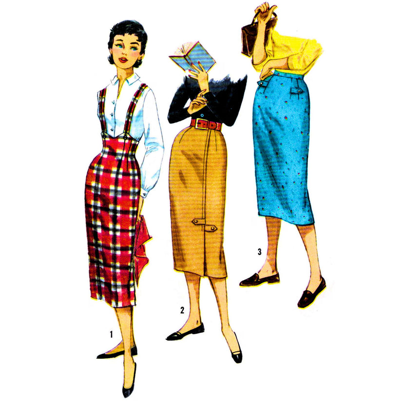 PDF - 1950s Sewing Pattern, 'Georgia' Dress, Coat or Robe - Bust: 30” – 32” (76cm -81cm) - Download