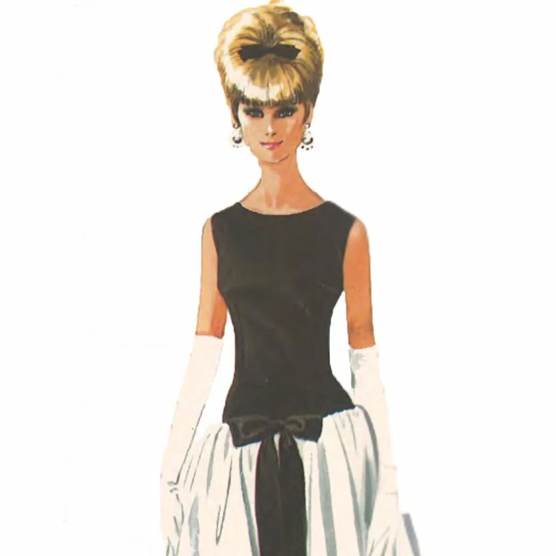 Vintage 1960s Pattern, Women's Evening Dress Vintage Sewing Pattern Company Vintage 1960s Pattern, Women's Evening Dress Vintage Sewing Pattern Company