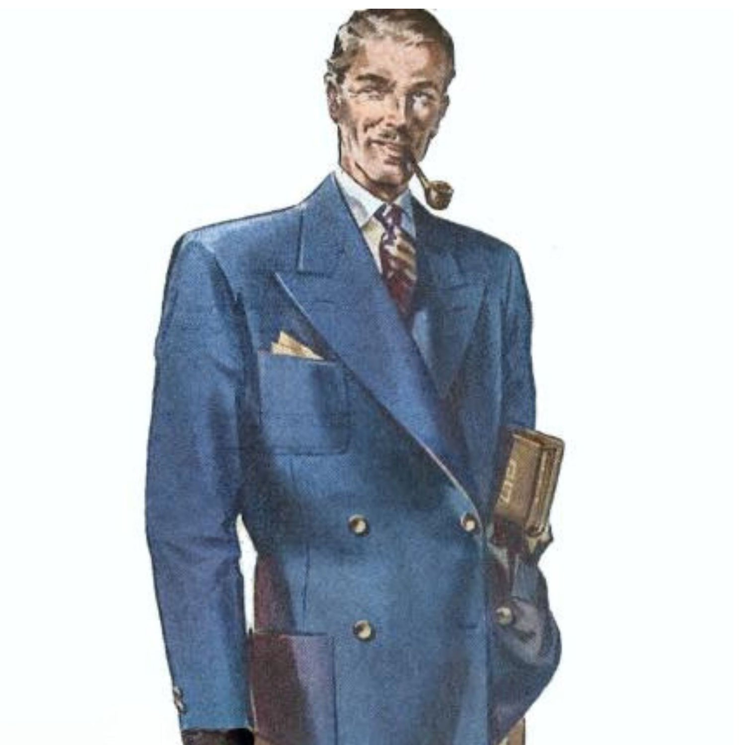 1940's Sewing Pattern Men's Blazer Jacket - Chest 36" (91.4cm)