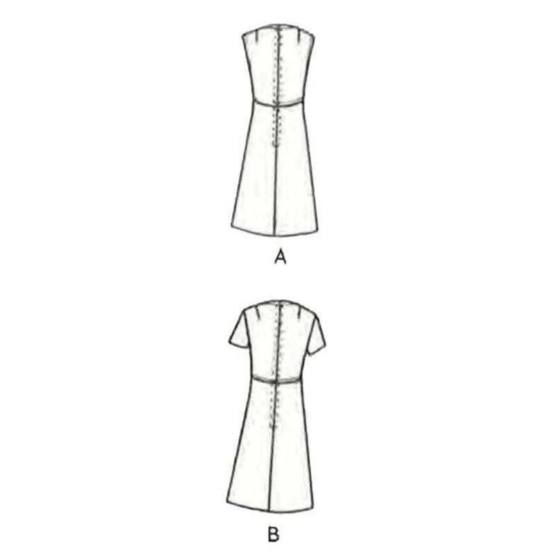 Line drawing for dress