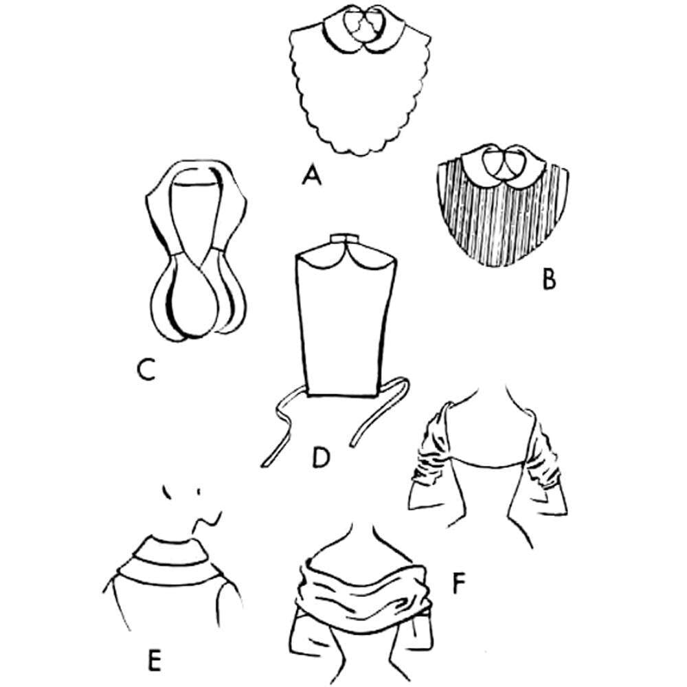 Line drawing of accessories