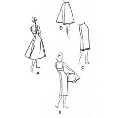 PDF – 1940er-Jahre-Muster, Damen-BH und Petticoat-Dessous