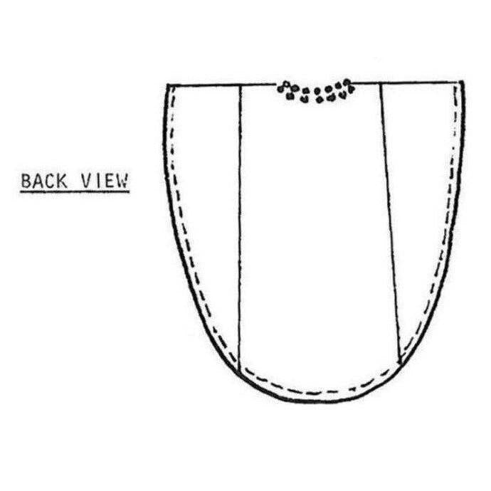 1970 年代のカフタン カフタン ヴィンテージ縫製パターン - バスト 34 インチ - 36 インチ (86 cm - 92 cm)