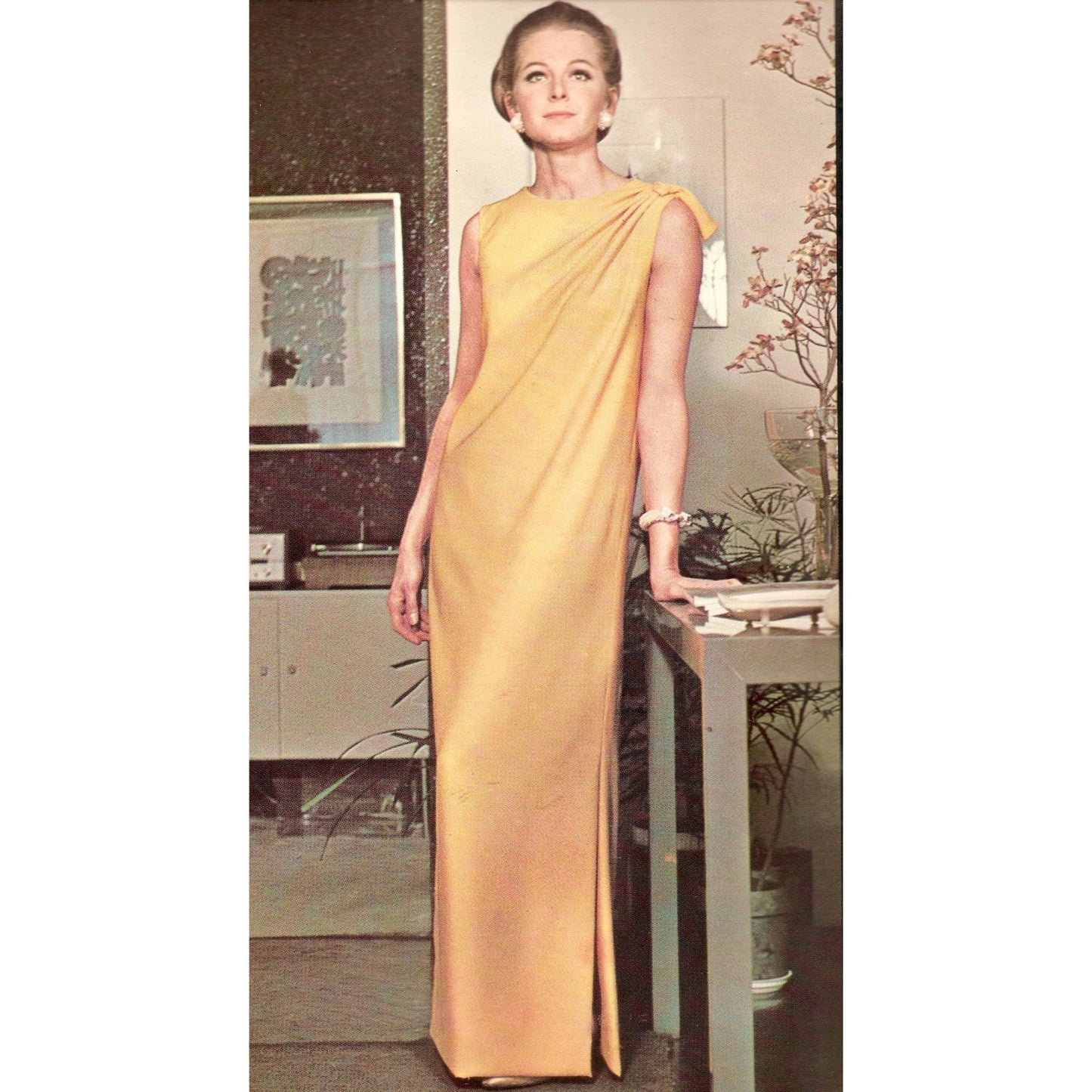 Robe 'Contessa' Vogue des années 1960 en deux longueurs - Tour de poitrine 35” (89 cm)