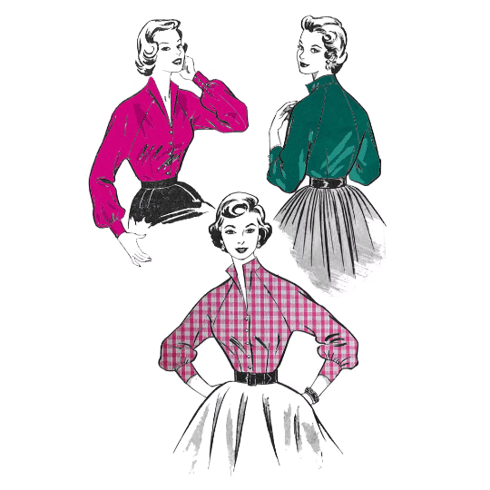 Women wearing blouses