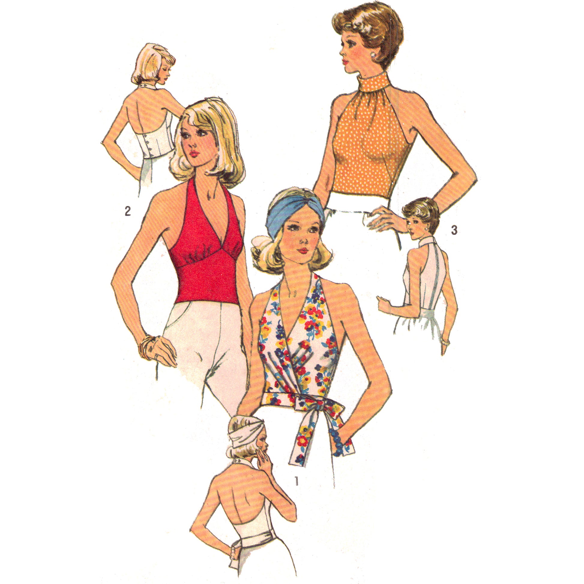 Women wearing blouses