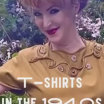 Lady modelling a blouse