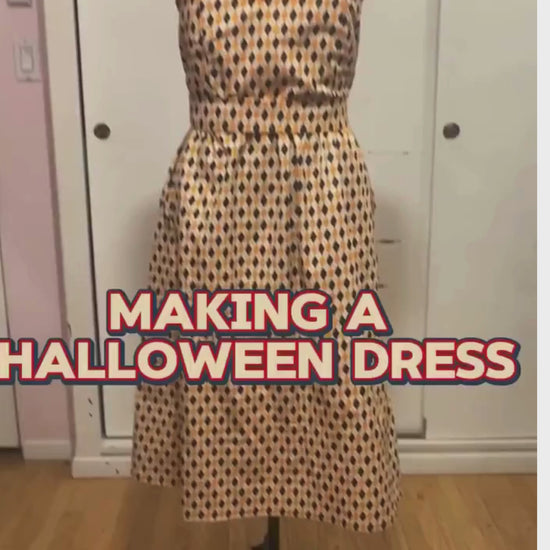 Video of making a halloween dress