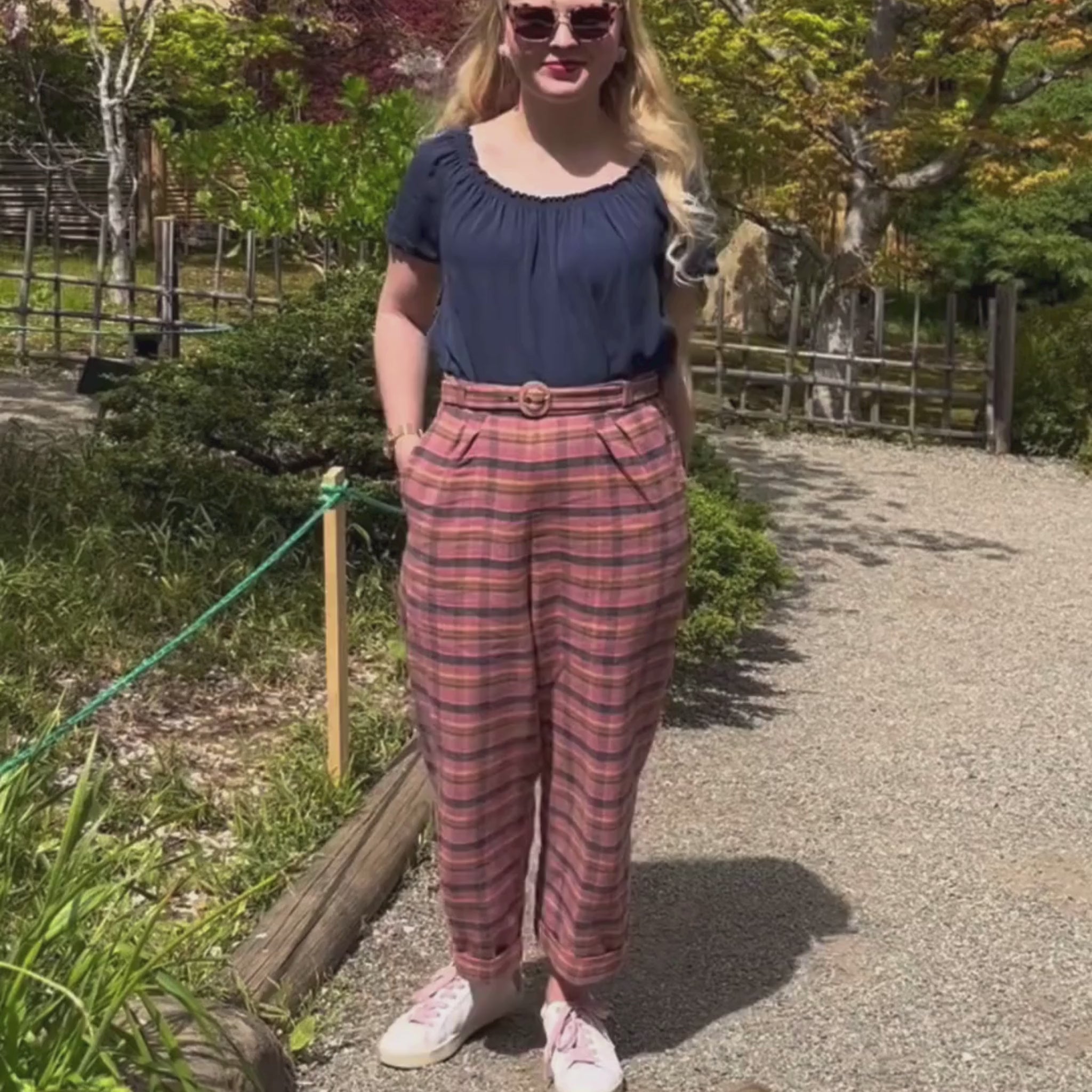 1950s rayon gabardine slacks 