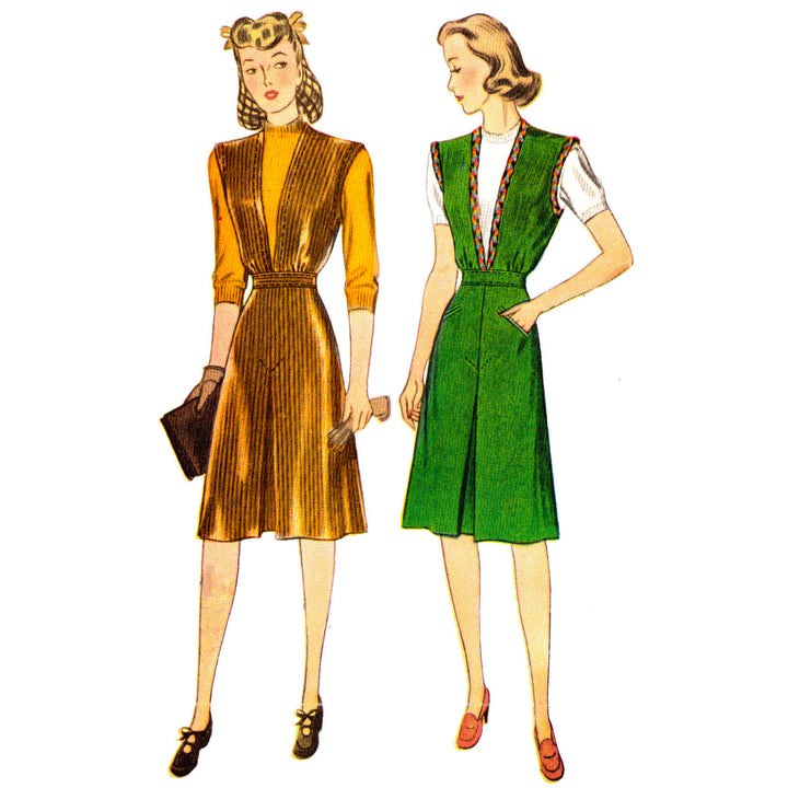 1950s Sewing Pattern, Halter Dress, Slim or Full Skirt & Jacket - Bust: 38” (96cm) main image 1