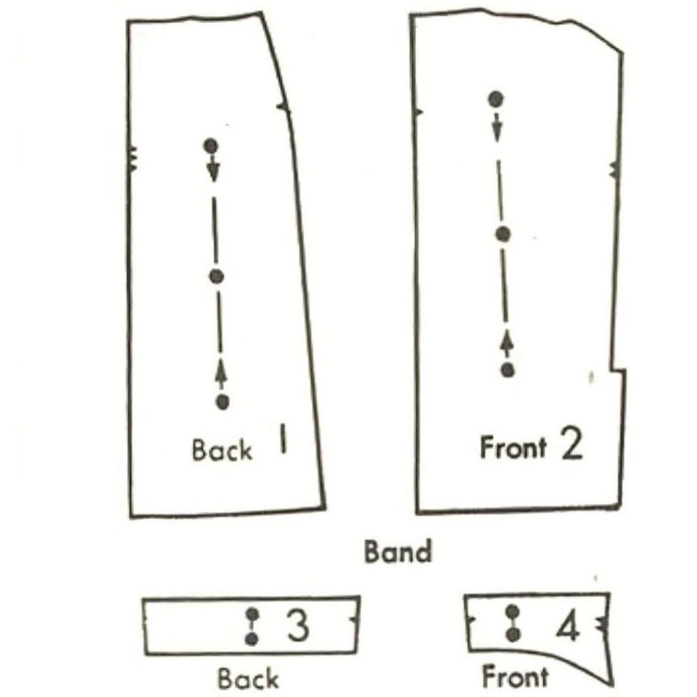 pattern pieces to make skirt