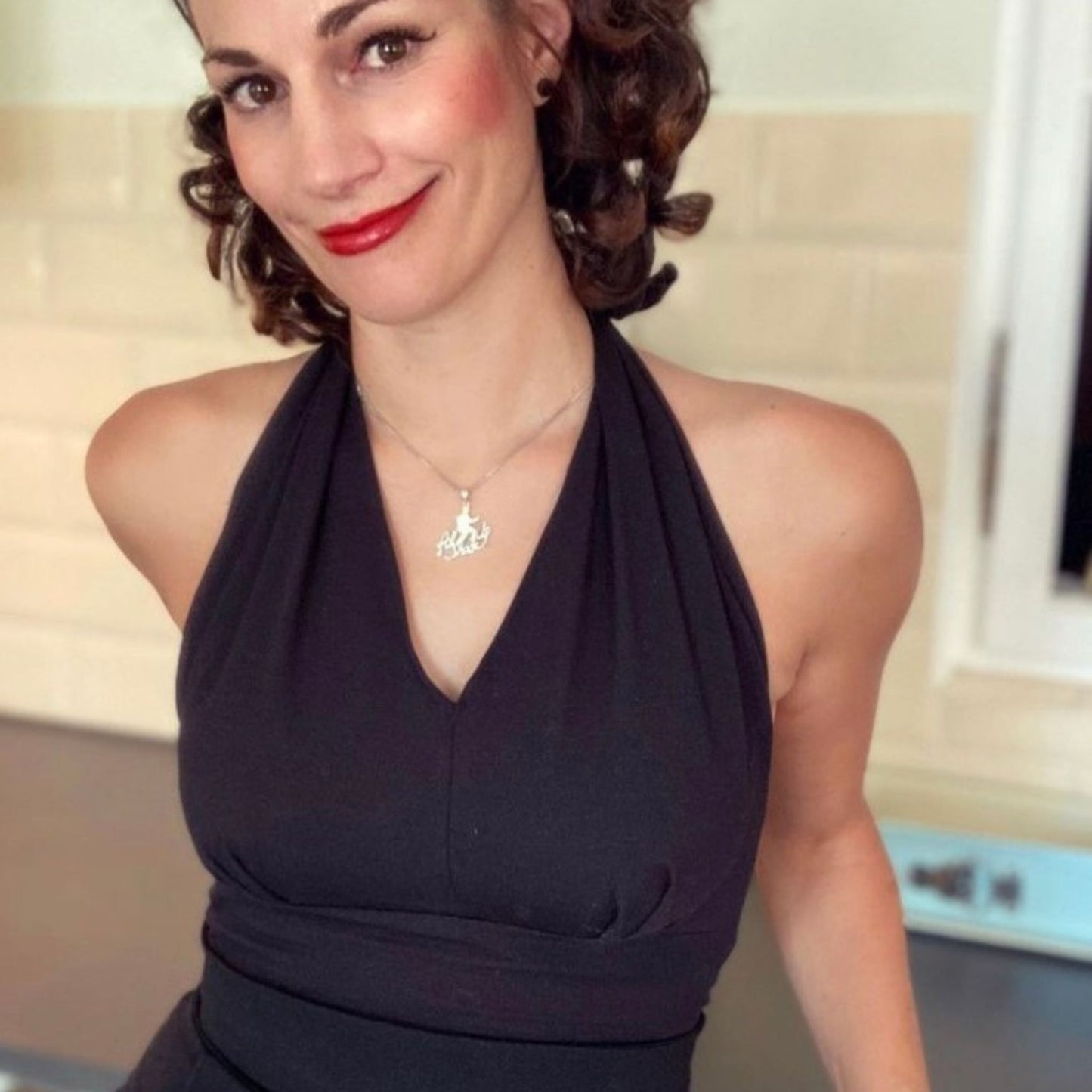 Patrón vintage de los años 50: 'Subway' "Top, blusa con cuello halter rápido & sencillo - Busto 34” (86,4 cm)