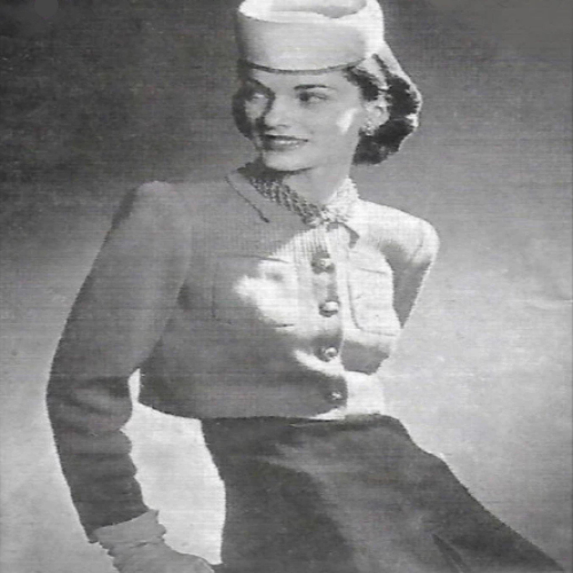 PDF - Vogue 1940's Knitting Pattern - Stylish Lady's Box Jacket - Bust ...