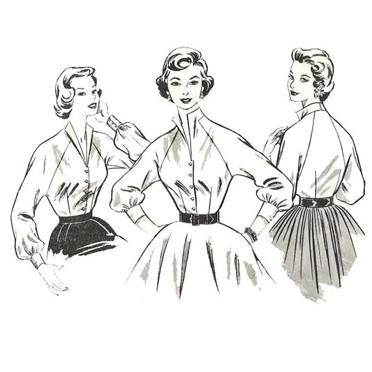 Women wearing blouses