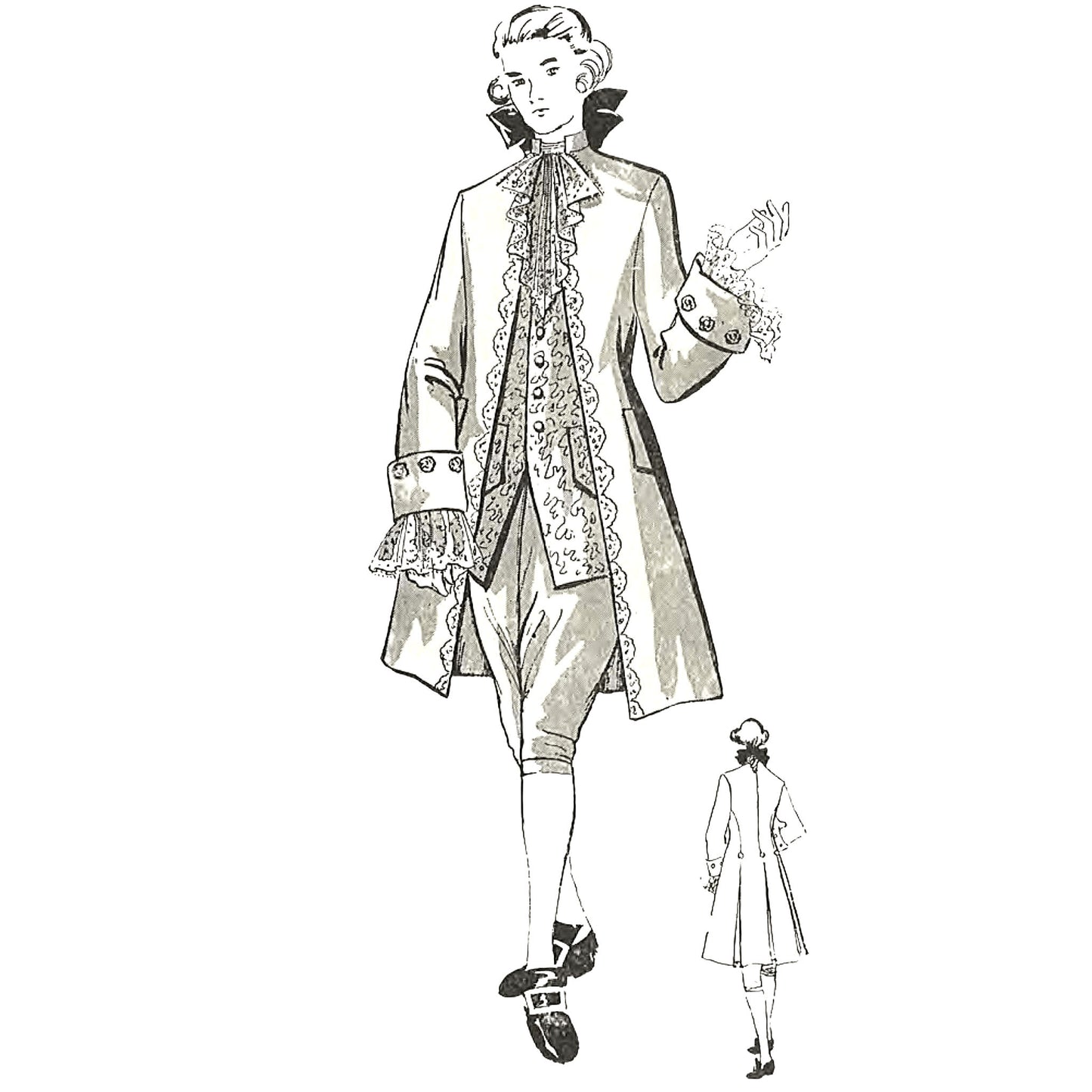 Image of man wearing breeches