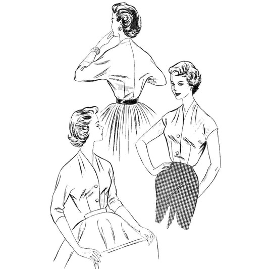 Women wearing pleated blouse