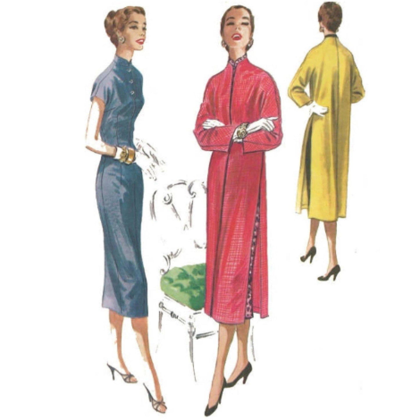 Women wearing Nehru Dress Coat