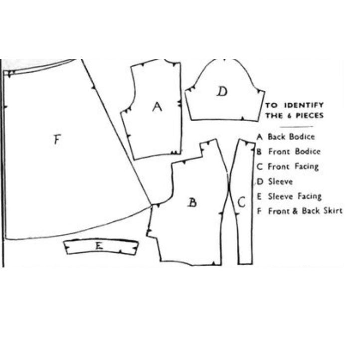 PDF - 1950s Sewing Pattern, Tea Dress, 'Easy to Sew' - Multi-sizes - I – Vintage Sewing Pattern Company pdf-1950s-sewing-pattern-tea-dress-easy-to-sew-multi-sizes-i-vintage-sewing-pattern-company