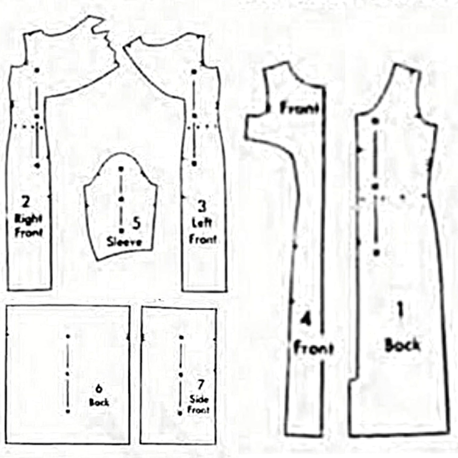 Buy a 1950s Sewing Pattern, Princess Line Dress in Four Elegant Styles - PDF Download Vintage Sewing Pattern Company Buy a 1950s Sewing Pattern, Princess Line Dress in Four Elegant Styles - PDF Download Vintage Sewing Pattern Company